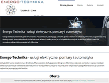Tablet Screenshot of energotechnika.com.pl